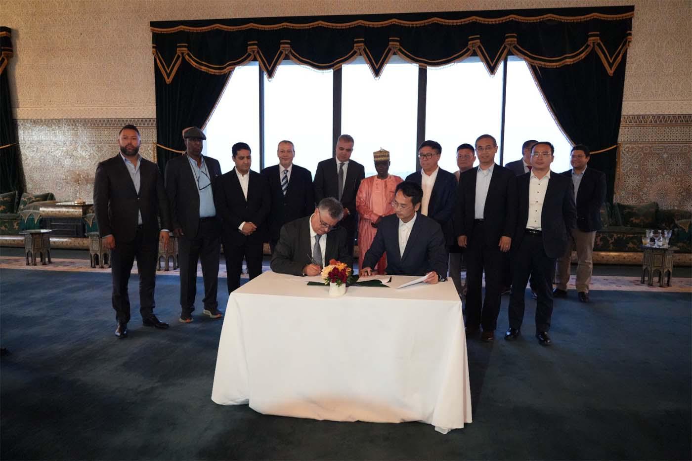 the signing ceremony