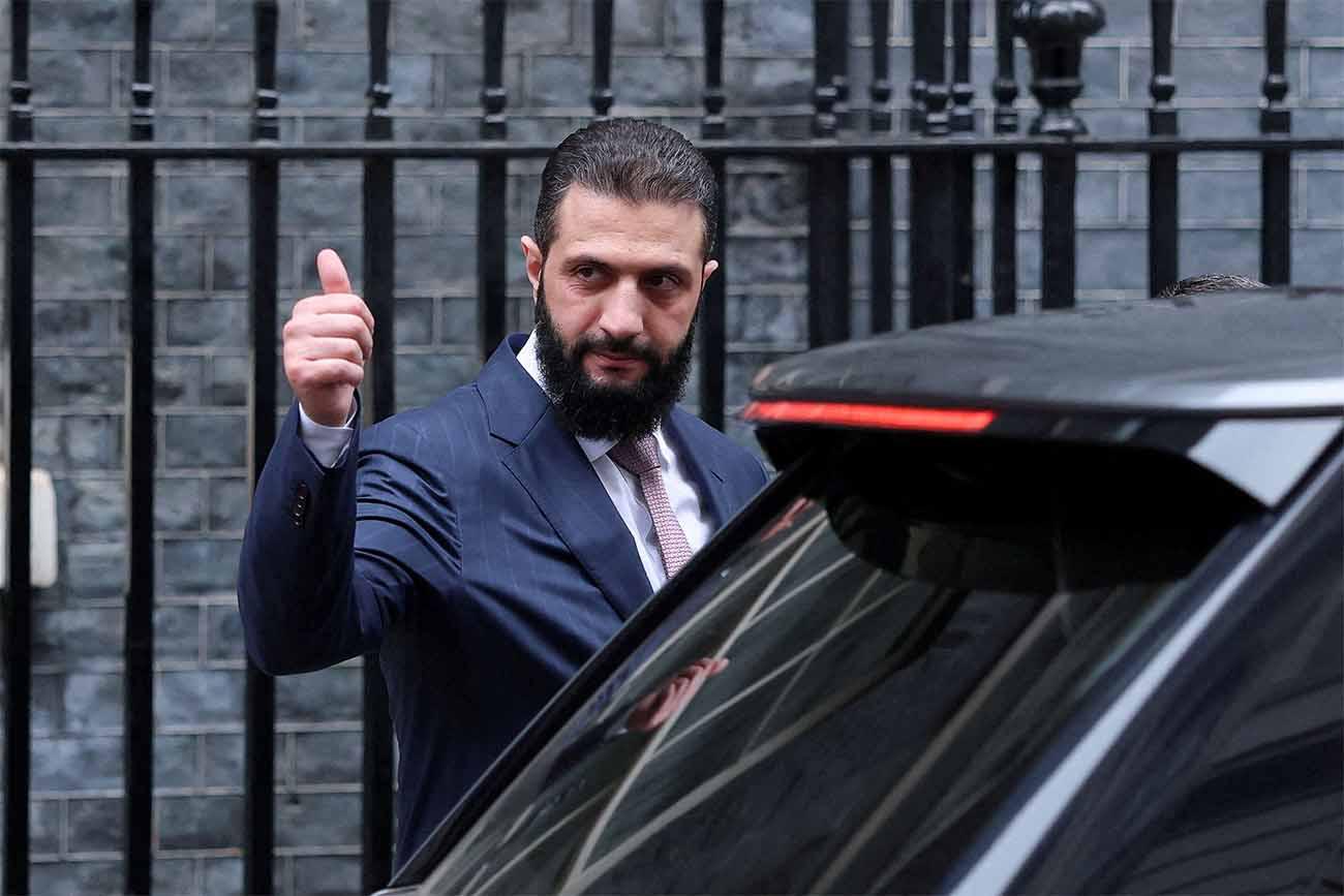 Syrian President Ahmed al-Sharaa