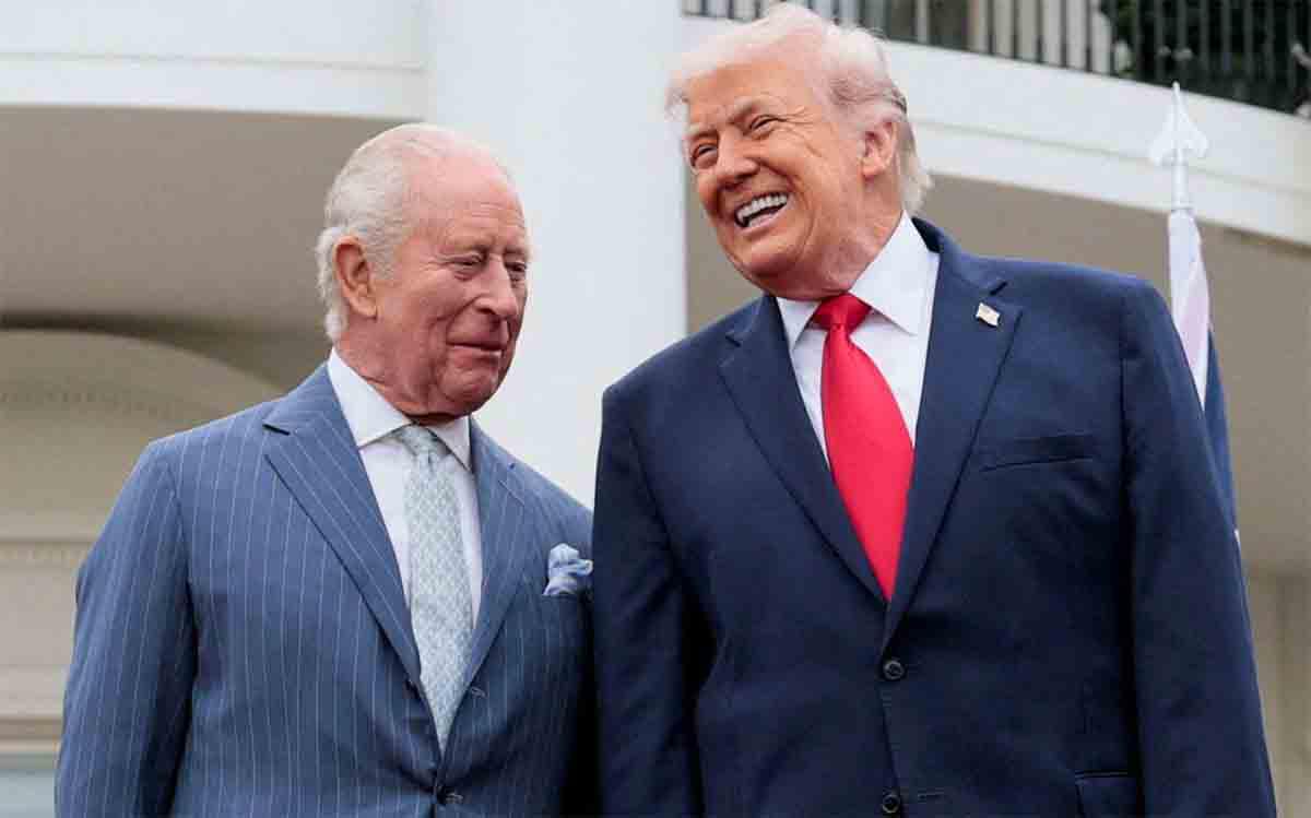 Charles made no direct mention of the Iran war in a speech to the Congress